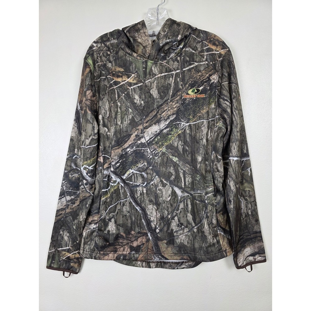 Mossy Oak Hoodie Womens S Camouflage Long Sleeve Hunt Fish Hike Outdoor Pullover